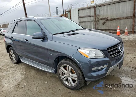2012 Mercedes-Benz Ml 350 Bluetec z USA, uszkodzony, nr VIN 4JGDA2EB9CA026448